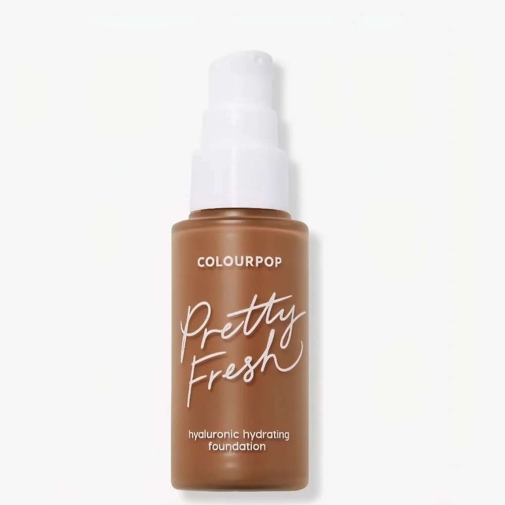 ColourPop Pretty Fresh Hyaluronic Hydrating Foundation Deep Dark 190W New